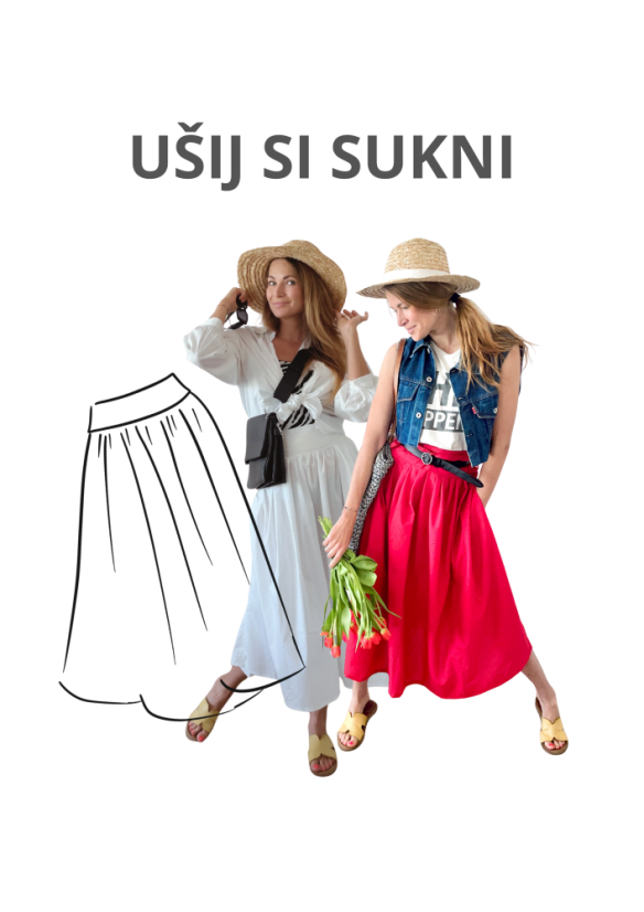 Ušij si sukni PDF návod + video