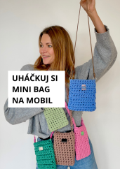 Háčkujeme mini bag na mobil